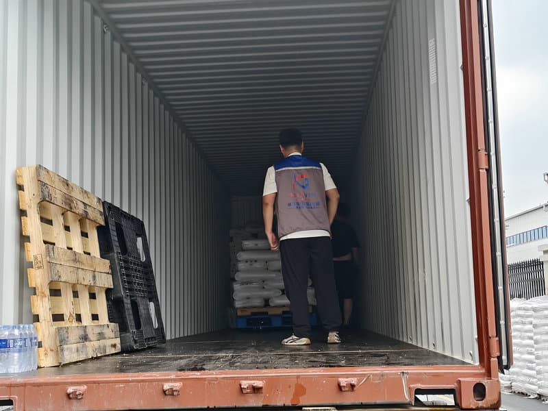Estiba supervisada en contenedor
